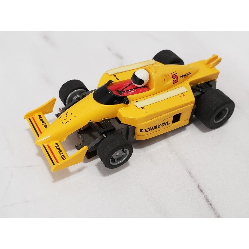 Vintage Tyco Pennzoil J Williams Chevy #5 F-1 HO Scale Slot Car UNTESTED